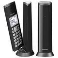 Panasonic KX-TGK222 Designer Cordless Phone, with answerphone, call blocker and do not disturb mode - Black