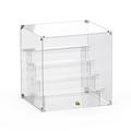 Nynelly Acrylic Display Case for Collectors, Clear Display Case with Shelves, 5-Tier Acrylic Boxes for Display Figures, Countertop Display Case for Toys 30 x 26.5 x 31 cm