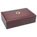 Brown Tuskegee Golden Tigers 6'' x 9'' Rosewood Desk Box