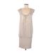 Venus Casual Dress Scoop Neck Sleeveless: Tan Dresses - Women's Size X-Small