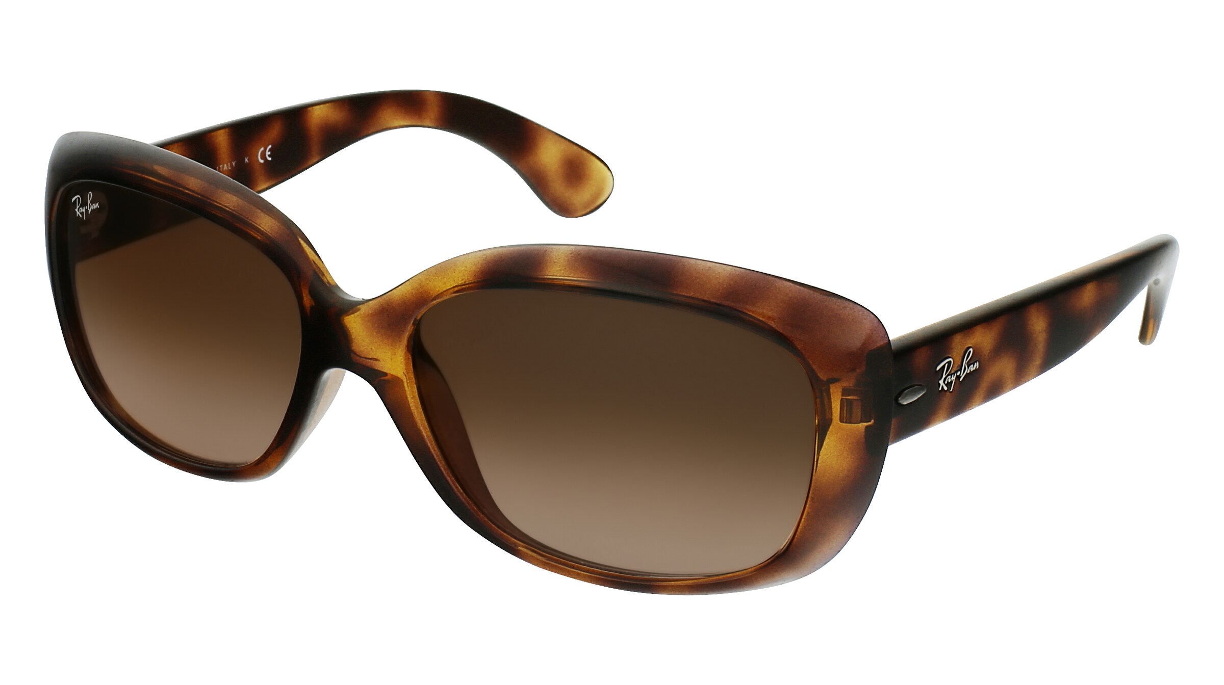 Ray-Ban RB4101 Damen-Sonnenbrille Vollrand Butterfly Kunststoff-Gestell, braun