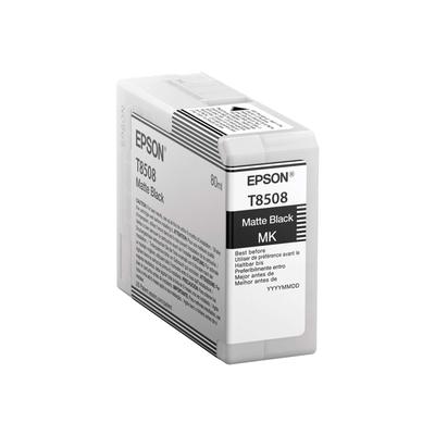 Original Epson C13T850800 / T8508 Druckerpatrone Matt Schwarz