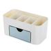 Plastic Makeup Organizers Storage Box Cosmetic Drawers Jewelry Display Box Case Desktop Make Up Container Boxes Organizer Light blue