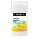 Neutrogena Purescreen+ Beach Defense Mineral Face Sunscreen Stick 1.5 oz