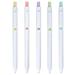 Tohuu Gel Pens 5pcs Gel Pen With Retractable Extra Fine Point 0.5mm Ink Smooth Writing Pens Cute Pens Aesthetic pens for School Office Home Diary Pens dutiful