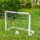 UDIYO 1 Set Mini Football Toy Portable Folding Soccer Goal Training 56/86/106/120cm Children Soccer Goal Net Ball Pump Post Outdoor Games