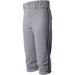 Wire2wire Men s Tournament Piped Knicker Baseball Pant Grey/Navy S