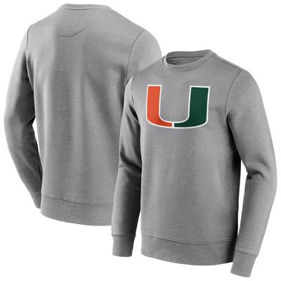 Miami Hurricanes Primary Logo Grafik Crew Sweatshirt - Herren Image