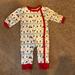 Disney Pajamas | Disney Christmas Holiday Baby Sleeper Onesie 6-9 Months | Color: Red/White | Size: 6-9mb
