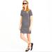 J. Crew Dresses | J. Crew Straight Dress Knee Lenght Black And White Zippered Stripped Sz S | Color: Black/White | Size: S
