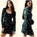 Free People Dresses | Free People Celia Emerald Jewel Floral Combo Dress Women's Sz L Nwt $108 | Color: Green | Size: L