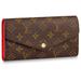Louis Vuitton Bags | Authentic Brand New Louis Vuitton Sarah Wallet With Dust Bag! | Color: Brown/Red | Size: Os