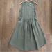 Anthropologie Dresses | Anthropologie Malvin I Love Linen Sleeveless Midi Dress Olive Green Size Small | Color: Gray/Green | Size: S