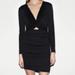 Zara Dresses | Brand New Black Shirt Dress. Super Stretchy But Form Fitting To Keep It All In. | Color: Black | Size: M