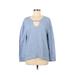 Juicy Couture Sweatshirt: Blue Tops - Women's Size Medium