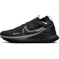 Nike Men's React Pegasus GTX Trail Running Shoe, Black/Wolf Grey-Reflect Silver, 7.5 UK