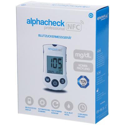 Alphacheck professional Blutzuckerm.mg/dl Kombip. 1 St Kombipackung Image