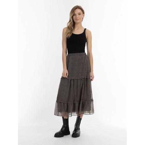 Dreimaster Maxirock Damen schwarz, S