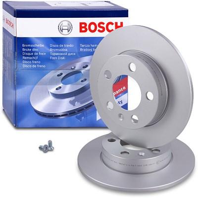 Bosch Bremsscheibe Ø232 voll Hinterachse [Hersteller-Nr. 0986478868] für Audi, Seat, Skoda, VW Image