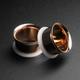 Rose Gold Pvd Single Flare Tunnel | 316L Surgical Steel Ear Gauges For Stretched Ears Stretchers Flesh Tunnels