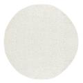 Tapis Rond Shaggy Moderne Blanc Ø 200