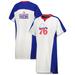 "Women's G-III 4Her by Carl Banks White Philadelphia 76ers Free Throw T-Shirt Dress"