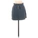 Athleta Active Mini Skirt Mini: Teal Print Activewear - Women's Size 2X-Small