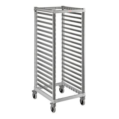Cambro UGNPR21F36480 Camshelving® GN 2/1 Full Size 36 Pan Trolley Rack with Casters - Unassembled
