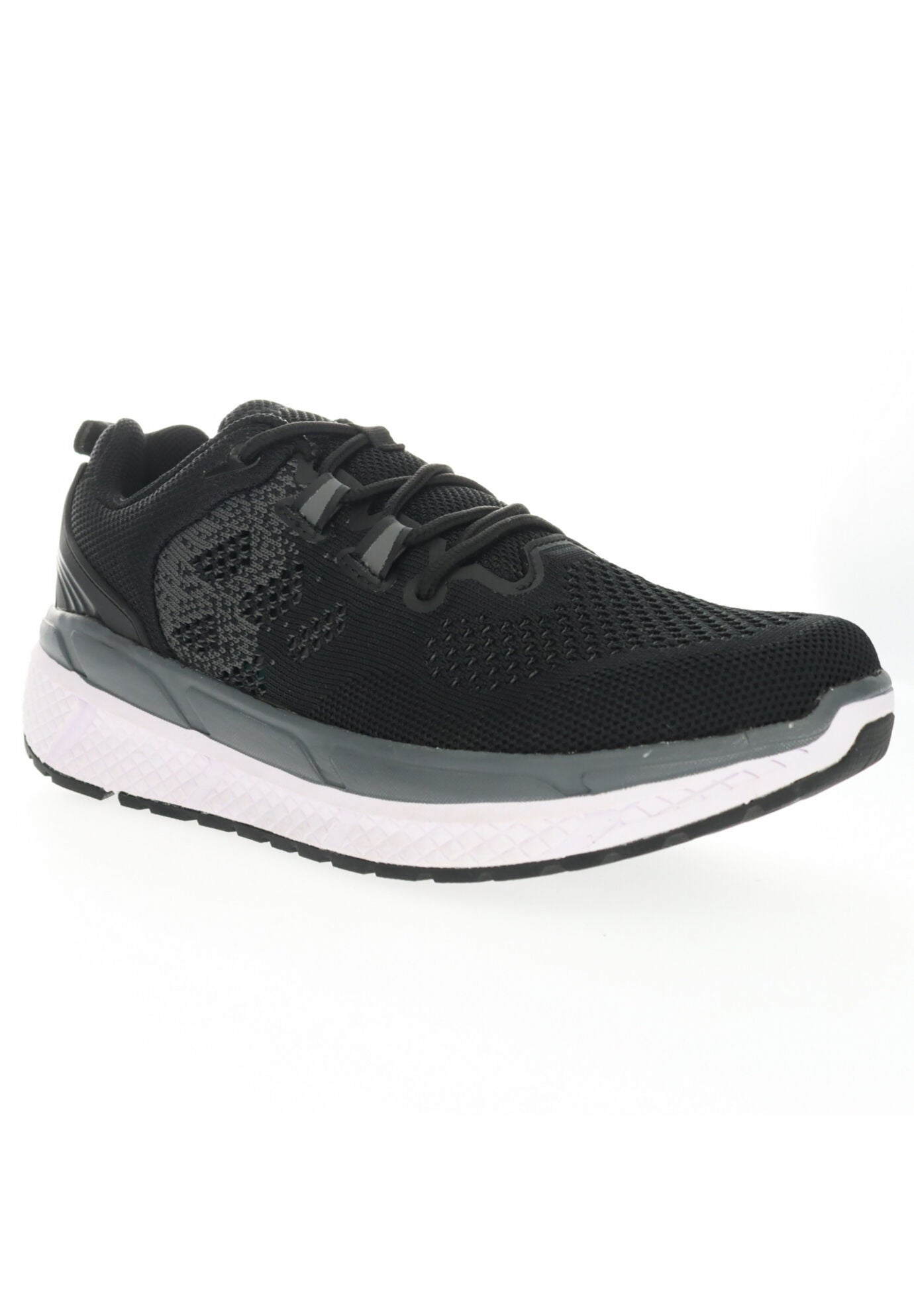 Wide Width Women's Propet Ultra Sneakers by Propet in Black Grey (Size 8 1/2 W)