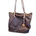 Michael Kors Bags | Michael Michael Kors Brown Mk Logo Signature Coated Canvas North South Tote. | Color: Brown | Size: Os