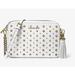 Michael Kors Bags | Michael Kors- Studded Leather Ginny Crossbody Bag | Color: White | Size: Os