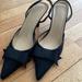 J. Crew Shoes | Jcrew Sling Back Heels | Color: Black | Size: 7