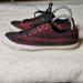 Converse Shoes | Converse Woman Size 9.5 Men's Size 7.5 Red And Black Flannel Sneakers | Color: Black/Red | Size: 9.5