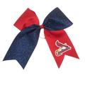 St. Louis Cardinals Jumbo Glitter Bow with Ponytail Holder