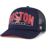 Men's '47 Navy Boston Red Sox Backhaul Foam Trucker Snapback Hat