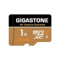 [5-Yrs Free Data Recovery] GIGASTONE 1TB Micro SD Card, Camera Extreme MAX, Up to 160/140 MB/s, MicroSDXC Memory Card for DJI, Gopro, Insta360, Dashcam, 4K Video, UHS-I A2 V30 U3 with Adapter