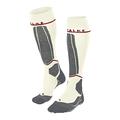 FALKE Women's SK4 Energizing Light W KH Wool With Compression 1 Pair Skiing Socks, White (Off-White 2040), 2.5-3.5