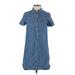 Old Navy Casual Dress - Shirtdress: Blue Dresses - Women's Size X-Small