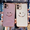 Soft Electroplated Smile Cell Phone Cases For iphone 13 11 12 Pro Max XS X XR 7 8 Plus Mini SE