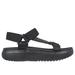 Skechers Women's BOBS Pop Ups 3.0 Sandals | Size 7.0 | Black | Textile/Synthetic | Vegan | Machine Washable
