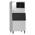 Hoshizaki KML-325MAJ/DB-200H 380 lb Crescent Cube Commercial Ice Machine w/ Bin - 200 lb. Storage, Air Cooled, 115v, Stainless Steel