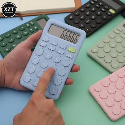 Mini calculatrice de bureau à gros bouton outil de comptabilité d'entreprise financière adapté aux