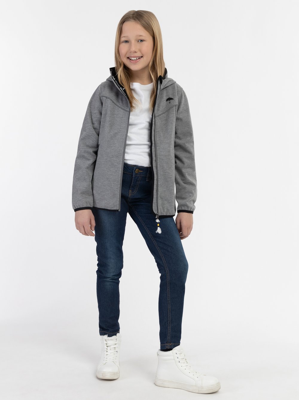Schmuddelwedda Funktionsjacke Mädchen schwarz, 128 Image