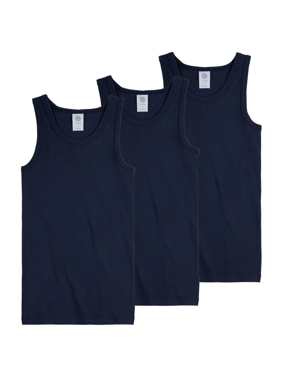 Sanetta Unterhemd 3er Pack Jungen blau, 164 Image
