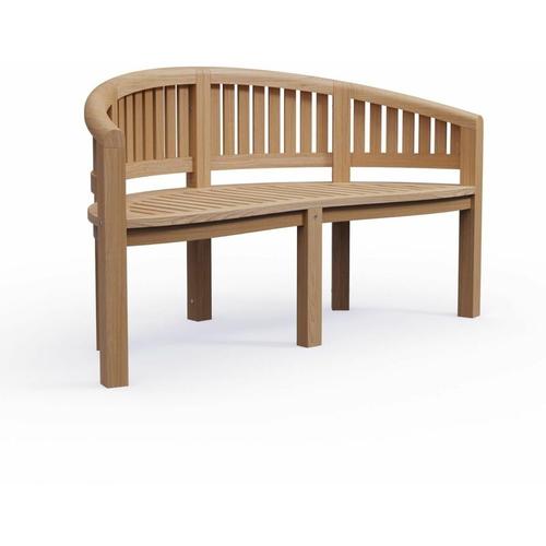 Teak 3-sitzer Bananenbank