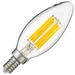 Sunlite 81129 - CTC/LED/FS/5.5W/E12/D/CL/50K Blunt Tip LED Light Bulb