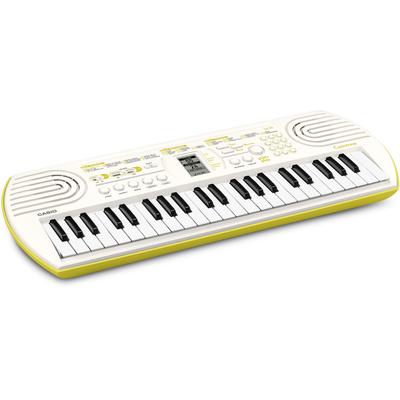 Home Keyboard CASIO "Mini-Keyboard SA-80" Tasteninstrumente gelb Casio