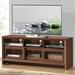 Techni Mobili Modern 6 Compartments TV Stand with 3 Two-Way Sliding Door Drawers and 3 Open Shelves for TVs Up To 60"