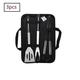 Barbecue Accessories High-Quality Barbecue Cutlery Set 3-Piece Stainless Steel Barbecue Tongs Barbecue Fork Barbecue Shovel Ideal For Barbecues Including Nylon Storage Bag