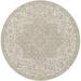Mark&Day Outdoor Area Rugs 6ft Round Appelscha Traditional Indoor/Outdoor Taupe Area Rug (6 7 Round)